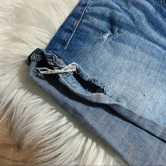 Torrid High Rise Distressed Jean Shorts - Picture 10 of 16